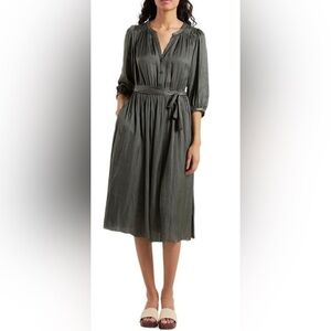 Gerard Darel Janelle Dress in Vert Kaki